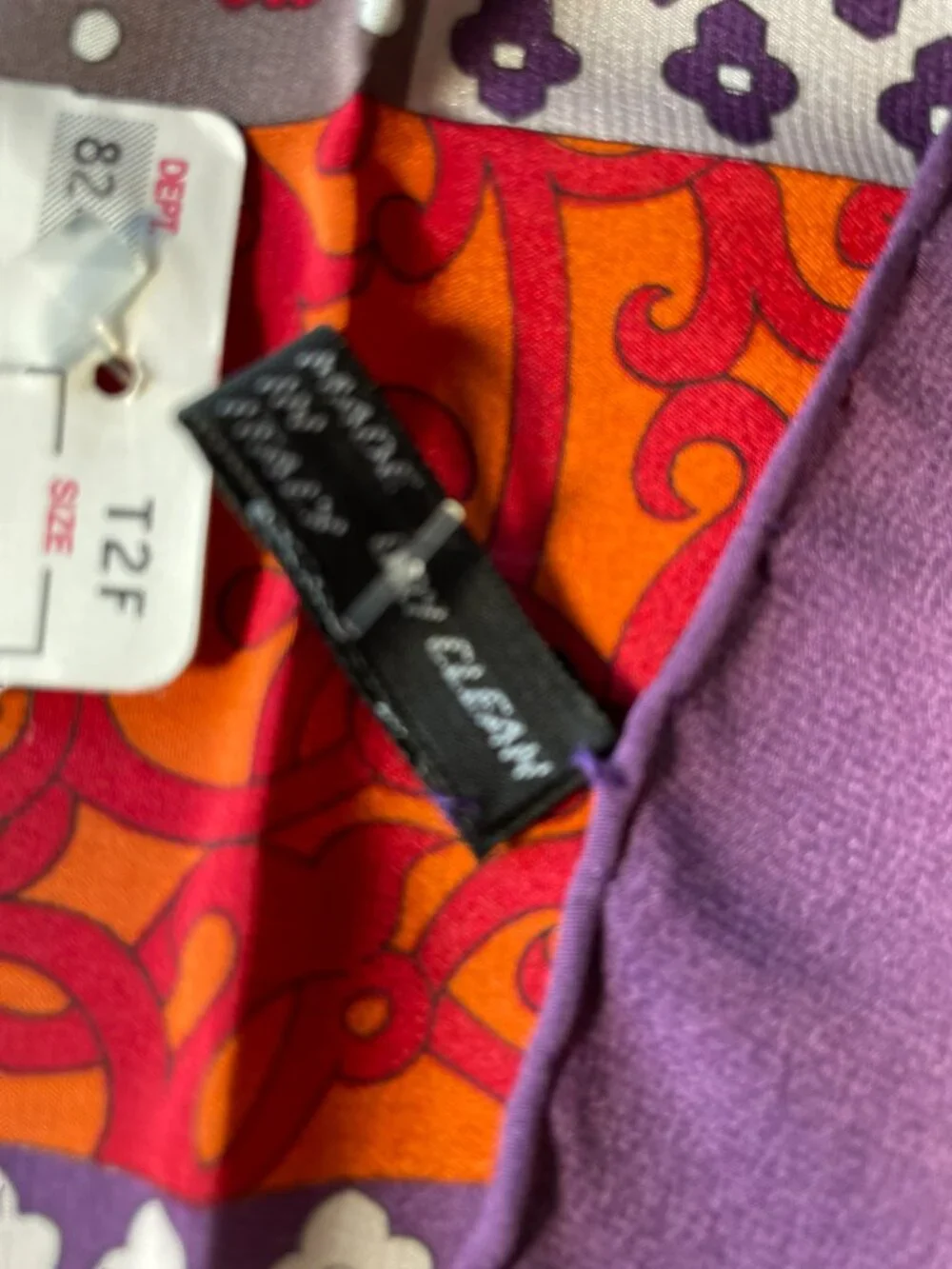 Vintage Jean Patou Silk Scarf NWT from the Famous Filene’s Basement in Boston